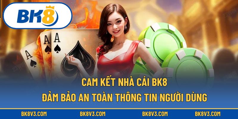 Cam kết nhà cái BK8 đảm bảo an toàn thông tin người dùng