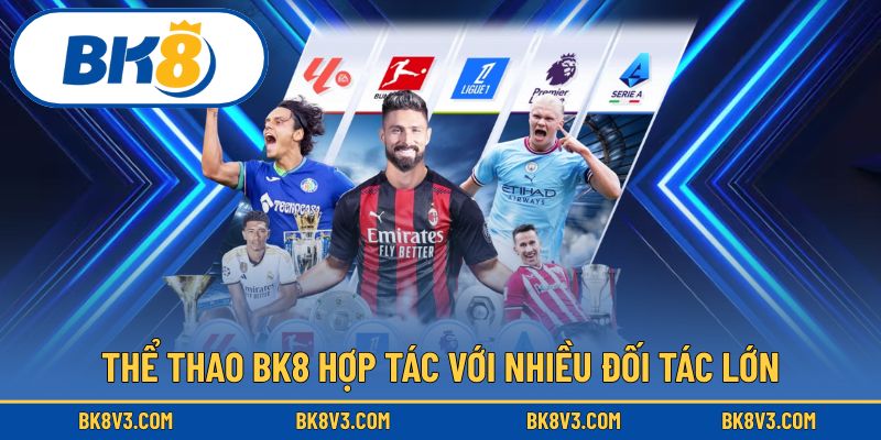 BK8 quy tụ sự hợp tác với các đối tác chất lượng
